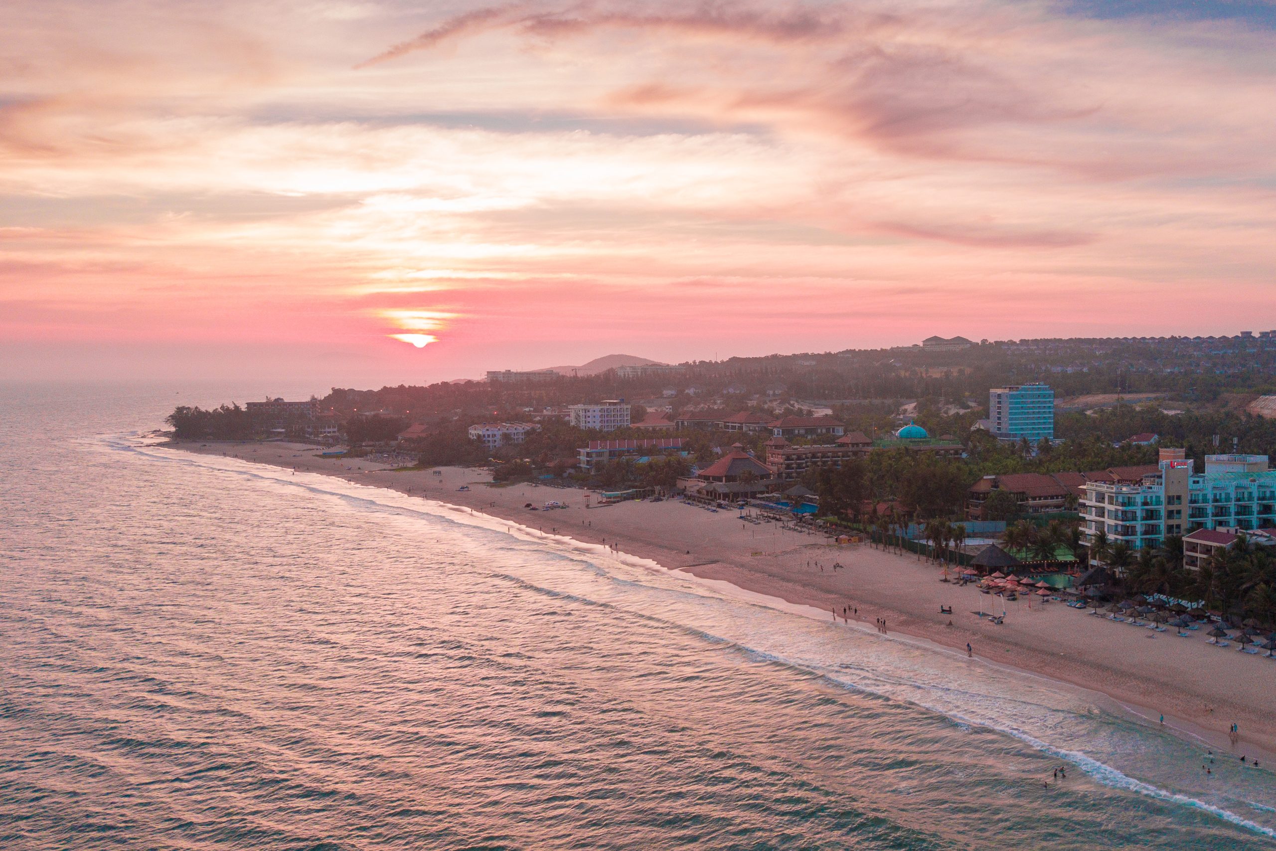 Mui Ne Bay Drone view