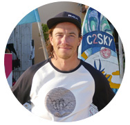 Kitesurf instructor at C2Sky